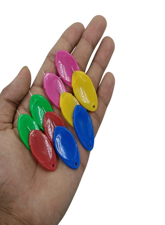 LECRAFT Needle Threader Set, 10 Colourful Threading Tools for Sewing, Easy-to-Use - Image 2